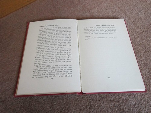 Old Slang Fables From Afar 1903 Al Kleberg Stories Humor Fables Original Rare - Picture 4 of 4