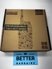 UV-5R 8Watt Ham Radio Handheld Long Range UHF/VHF Radio with 2 Rechargeable B...