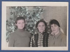 Portrait of Pretty Girls, Lovely Women Ladies Soviet Vintage Photo USSR