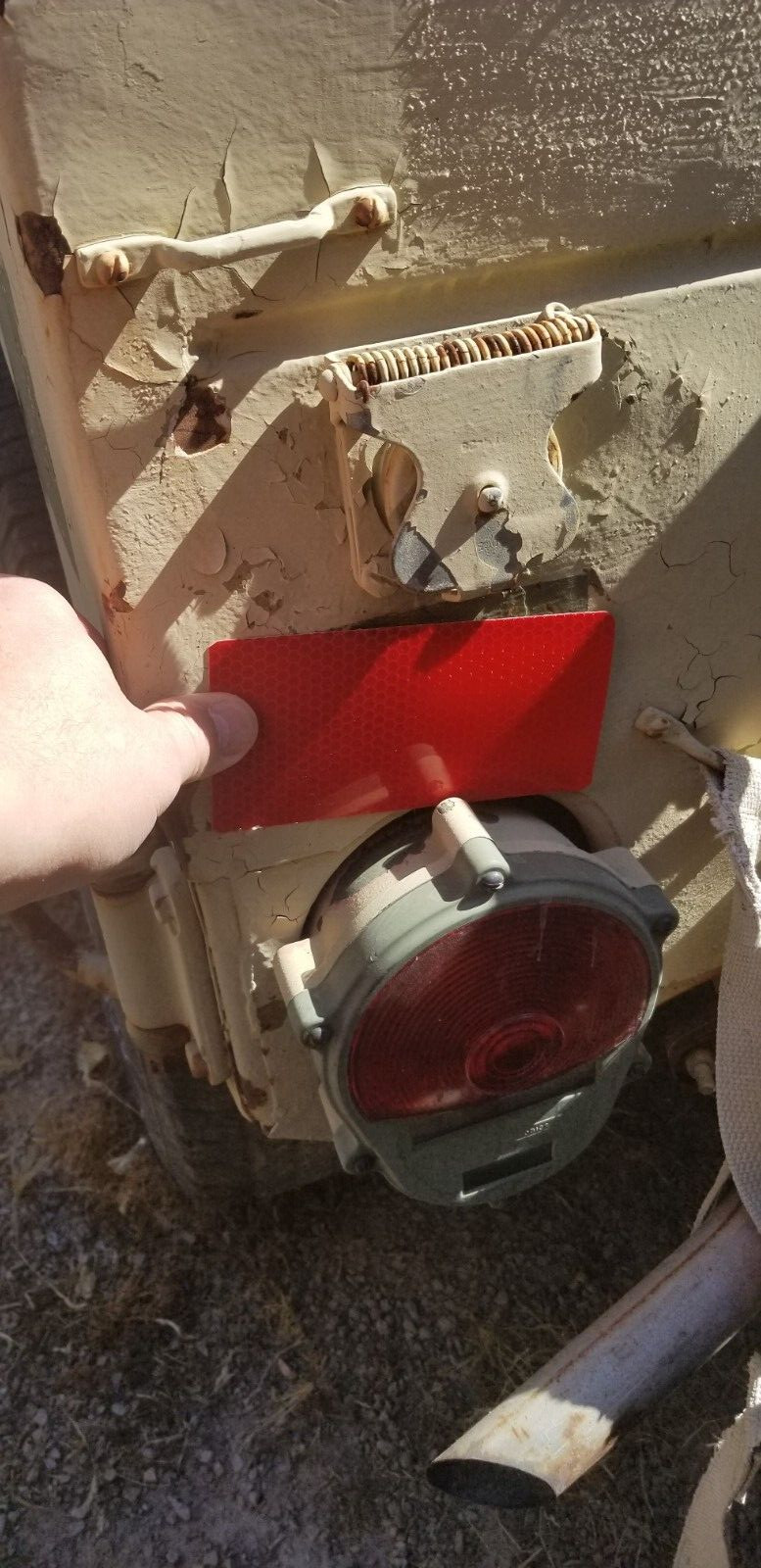 M151A2 - Honeycomb reflective stickers - 4 piece Kit