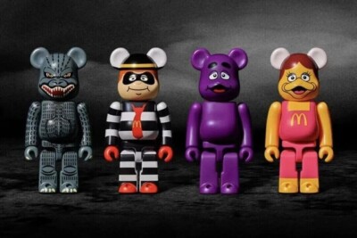 BE@RBRICK godzilla vs mcdonalds BOX Mac Japan Bear Brick NEU aus Japan