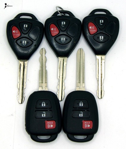 Mixed Lot x 5 OEM Scion Key Less Entry Combo Keys