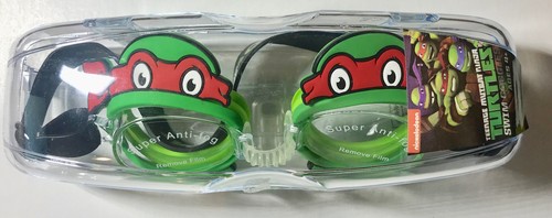 SANRIO occhiali da nuoto NINJA TURTLE occhiali super anti nebbia con custodia rigida INC - Foto 1 di 2