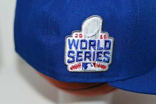 CHICAGO CUBS 2016 WORLD SERIES ROYAL EDITION NEW ERA FITTED HAT - Sz 7 1/2 - Picture 4 of 9