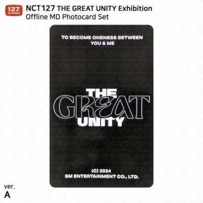 NCT127 The Great Unity Official MD Photocard Set A ver