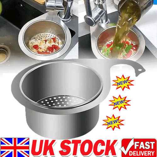 Stainless Steel Swan Sink Strainer Basket, Faucet Hanging Filter Basket KH - Picture 19 of 20