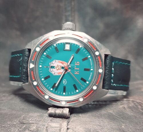 Vostok Amphibia KGB watch USSR Russia Soviet Wostok Komandirskie manual MOD 5
