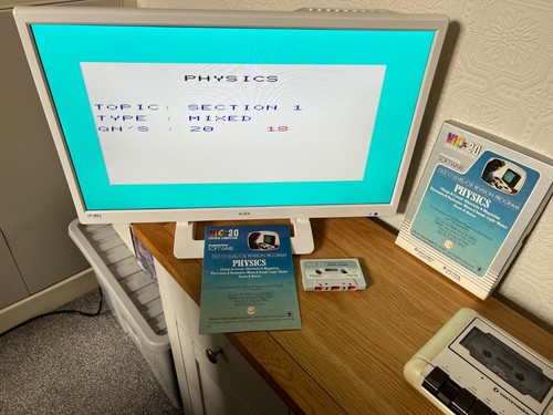 VIC 20 Physics Revision Program Cassettes - Boxed Working -👽Retro Gift Idea👽 - Photo 14/24