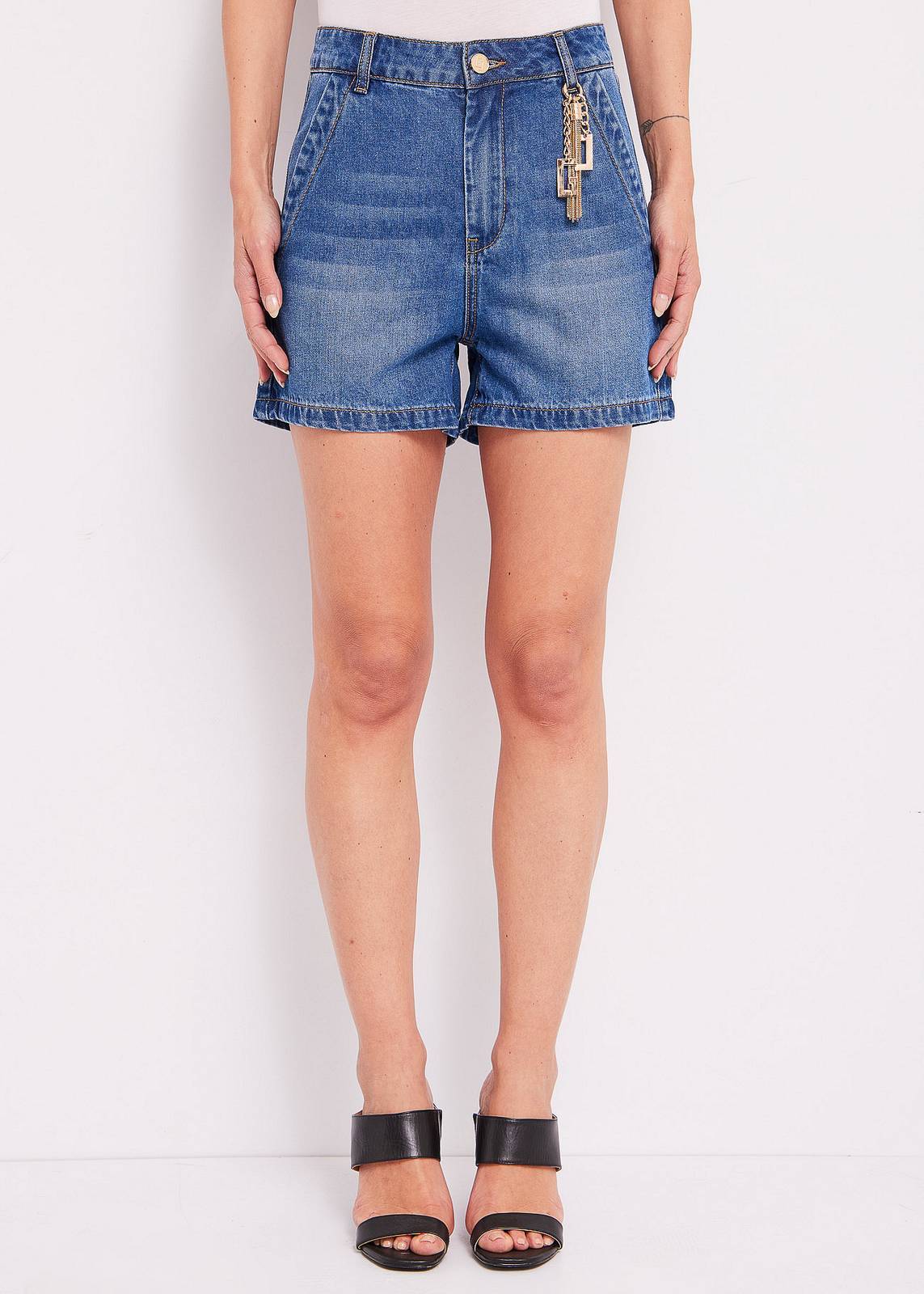 Короткие джинсы Gaudi Denim Con Cham - Taglia 28-42 Шорты Abbigliamento Donna