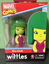 Marvel Comics Wittles SHE-HULK 4" Wooden Doll New Disney Plus Super Hero Decor