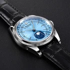 Sugess MoonPhase Master High Beat Mechanical Mens Watch Seagull 1963 S452.SE.K