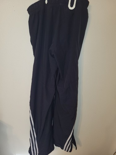 Adidas Mujer Talla M Negro Pantalones Atléticos Pierna Cremallera Elástica Cintura Forrada 30W 32 Ins - Imagen 6 de 24