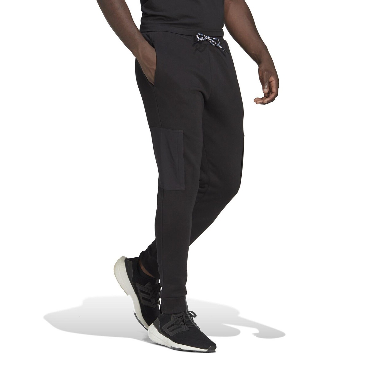 NEW Adidas Men's Essentials Brandlove Fleece Pants - HL9375