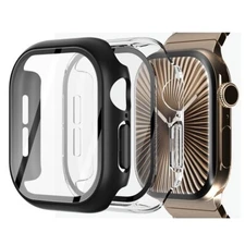 For Apple Watch Series 10 11 46/42mm Case Tempered Glass Screen Protector Cover