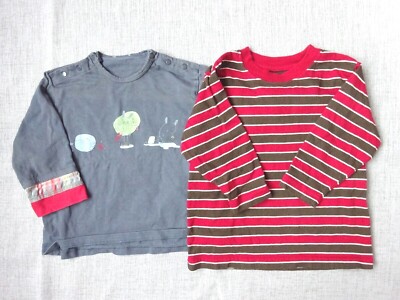 Bekleidungspaket Baby Junge 2 T-Shirts Baumwolle ''Baby GAP'' Größe 18 Monate