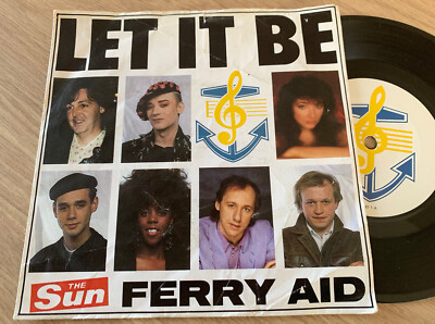 Ferry Aid (Paul McCartney etc)    Let It Be - 1987 UK Vinyl 7'' - AID 1 - VG+++