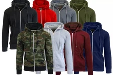 Galaxy Heavyweight Fleece-Lined Hoodie Pocket Zip Sweater ( Size S-5XL ) NWT