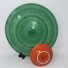 Vintage Fiesta Chop Plate 12" Chips HLC Modern Orange Fruit Bowl Chips Lot