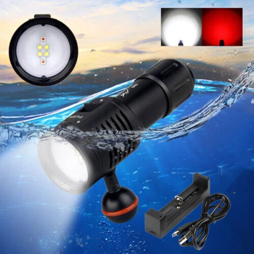 Scuba Diving Underwater 100M Video / Camera Photography Light Torch Flashlight*/ - Picture 7 of 14