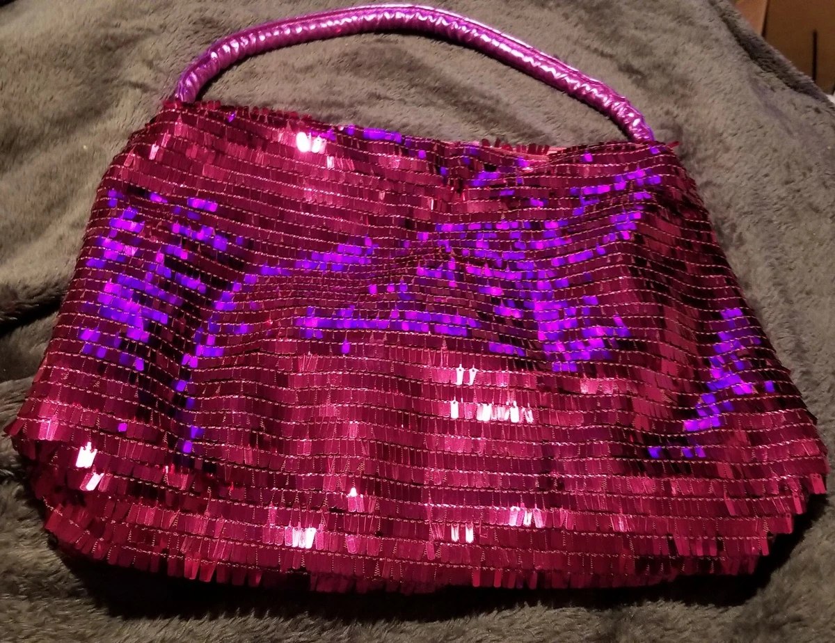 Hand Bag - Hello Kitty - Sequin Striped Pink New Purse Bag 674998 -  Walmart.com