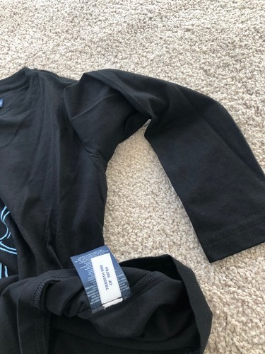 NWT VILEBREQUIN Kids Girls Ski Graphic Black Long Sleeve T-Shirt Top Size: 4 YRS - Picture 8 of 9
