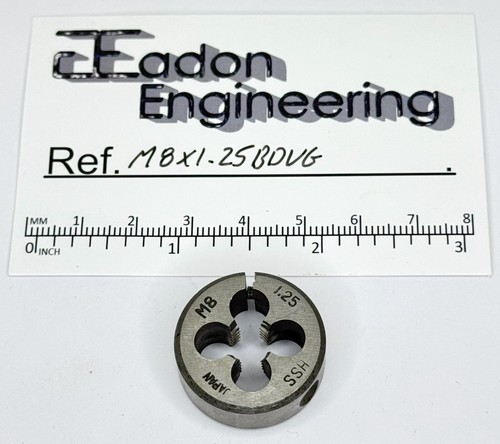 M8 x 1.25mm Metric Button Die, HSS. By top brands. - Picture 6 of 16