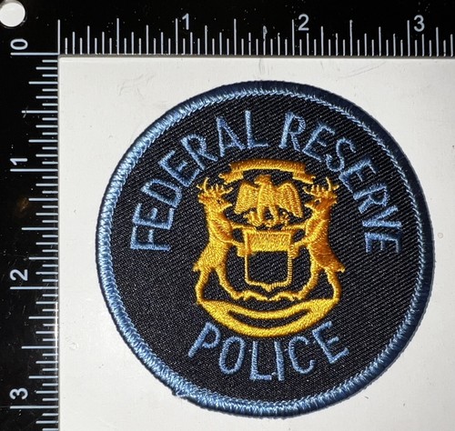VINTAGE OBSOLETE Federal Reserve Police Patch