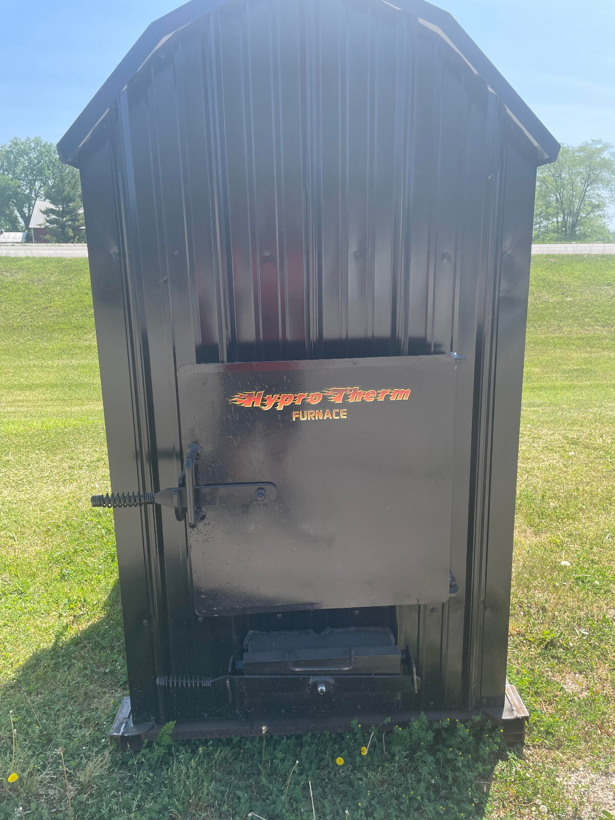 Hyprotherm Thermowind 2000 Forced Air Outdoor Wood Furnace | eBay