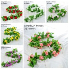 36 Köpfe Rosen Blumen Künstlich Falsche Heim Garten Hochzeit Party Dekor