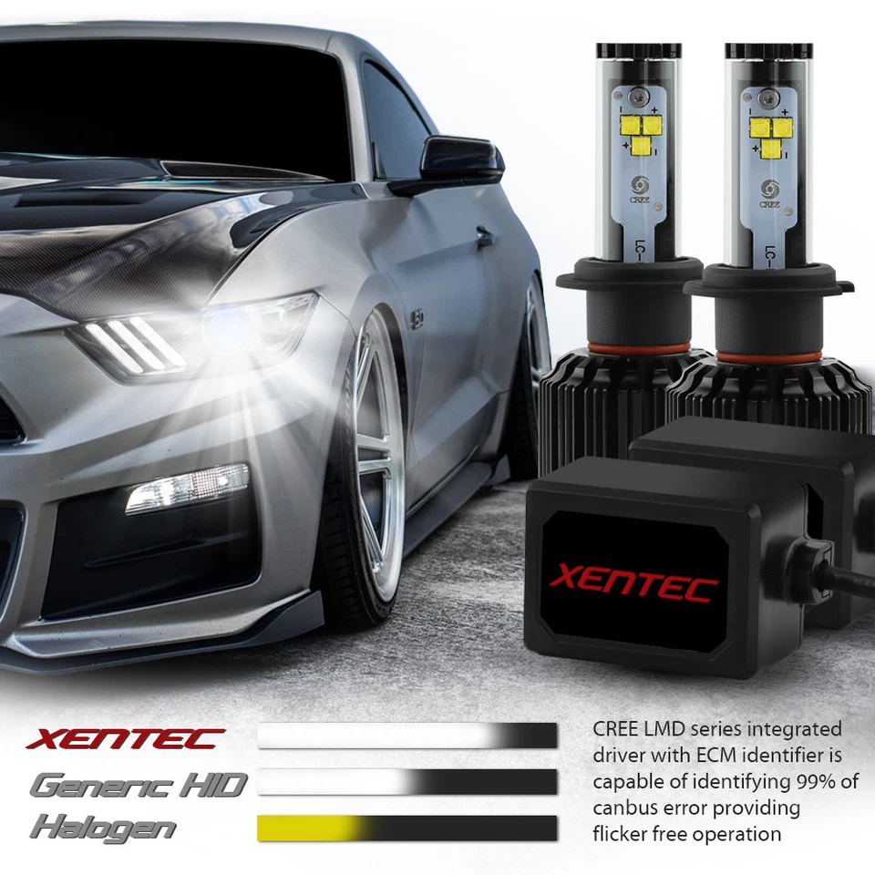 Kit faros LED HID XENTEC 388W 38800LM H11 6000K para Kia Rondo 2007-2016 Foto 4 de 4