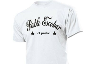 Pablo Escobar El Padre T-Shirt Fun Shirt Größe S-XXL Kartell Kuba Cuba Panama