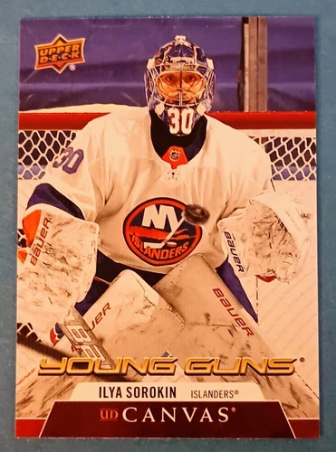 2020-21 Upper Deck Ilya Sorokin Young Guns Rookie RC #461 New York Islanders