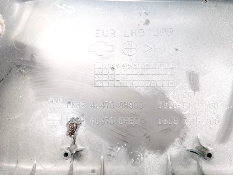 Nissan X-Trail 2005 Steering Column Cowl Trim Panel Top 484708H900 #1380494-41 Foto 3 de 4