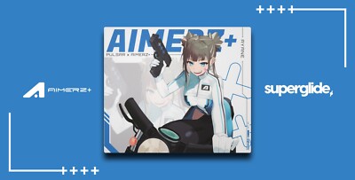 新品未開封 Pulsar × Aimerz Superglide AYANE Aimerz Ayane Edition Superglide Glass Mousepad Pulsar Ayane