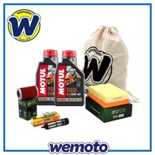 Kit tagliando Olio MOTUL 7100 filtri candele per Moto KTM Duke 390 2017 2020