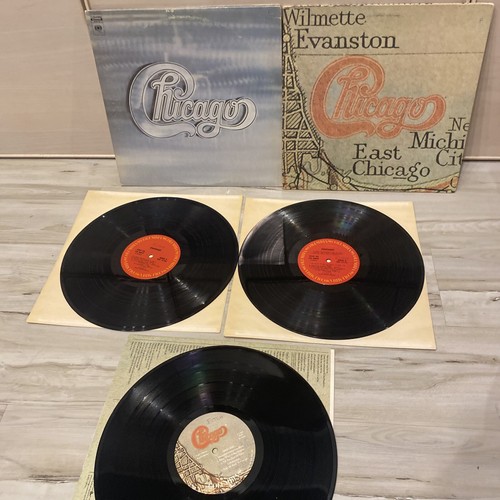 Chicago 1970 2 LP & Chicago 1977 LP 3 Vinyl Lot - VG!! 70s Classic Rock