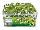 Halal Sweets Mini Frogs, Cola Bottles, Strawberry Puffs 800g Tubs HMC Certified