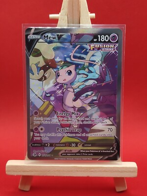 Mew V 251/264 Fusion Strike Alternate Full Art Ultra Rare Pokemon
