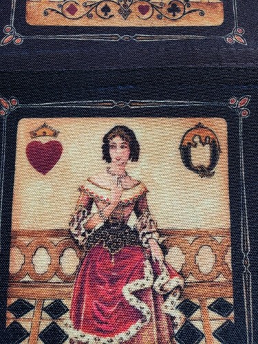 4 Fabric Placemats Place Mats Playing Cards King Queen Jack Joker - Picture 7 of 10