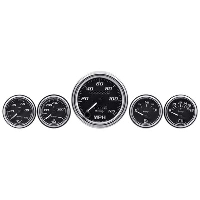 Equus E7500 7000 Series 5 Piece Gauge Kit - 3-3/8'', 2'' Dia.