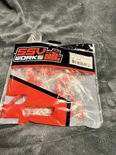 SSV Works Speaker Grill Insert Red Pair New