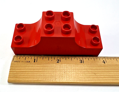 LEGO Duplo Red Arch Inverted Double - Picture 4 of 6