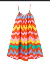 Stella Mccartney  Girls  Swiggle Midi Dress Print Bead  Detail Dress  12. B9