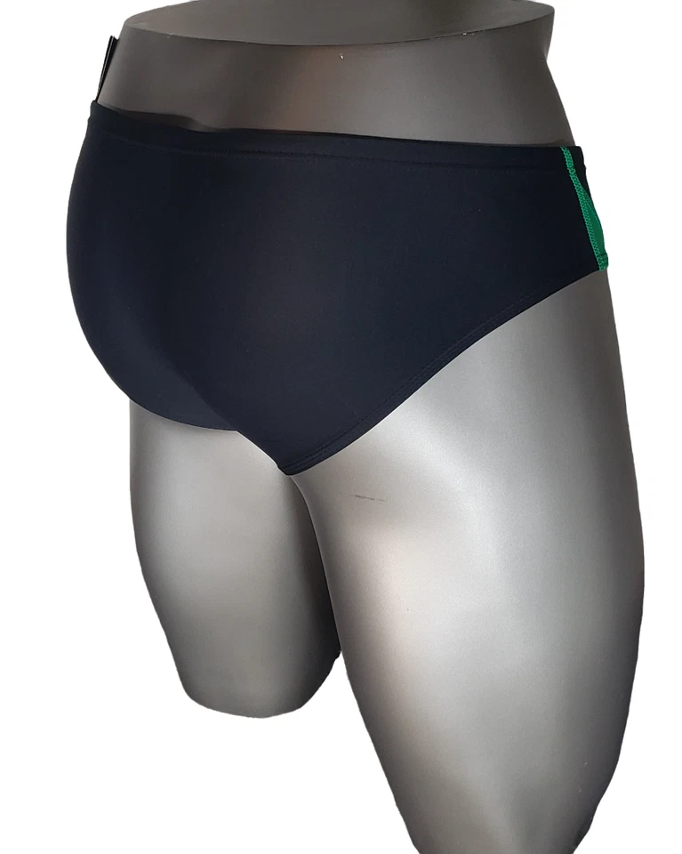 Calzoncillo de natación para hombre TYR ALLIANCE Racer - negro/verde talla 28 NYLON/LYCRA Foto 3 de 4