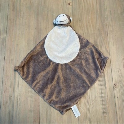 Angel Dear Brown Monkey Lovey Security Blanket Toy Baby Soother Infant Jungle