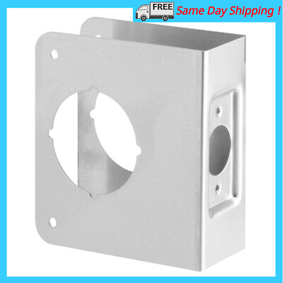 Stainless Steel Lock and Door Reinforcer 2-1/8 in. x 2-3/8 in. x 1-3/8 in.