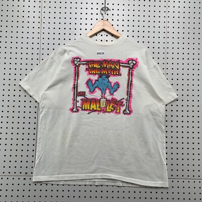 Vintage Gallagher Shirt Men XL White Single Stitch Comedy Myth Mallet USA RARE  