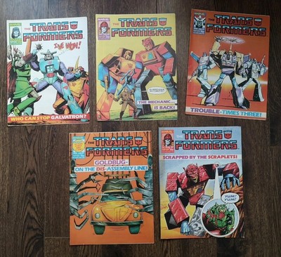 Marvel Transformers Comics 120 - 121 - 122 - 123 - 124 - 5 Hefte 1