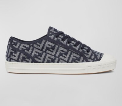 Fendi Men's Domino FF-Denim Low Top Sneakers US 11 UK 10 | eBay
