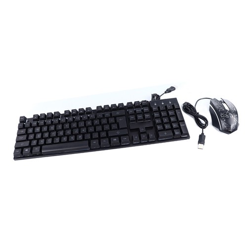 Mechanical Keyboard Wired Mouse Set Ergonomic Keyboard And Mouse Lighting Ga HEN - Picture 21 of 22